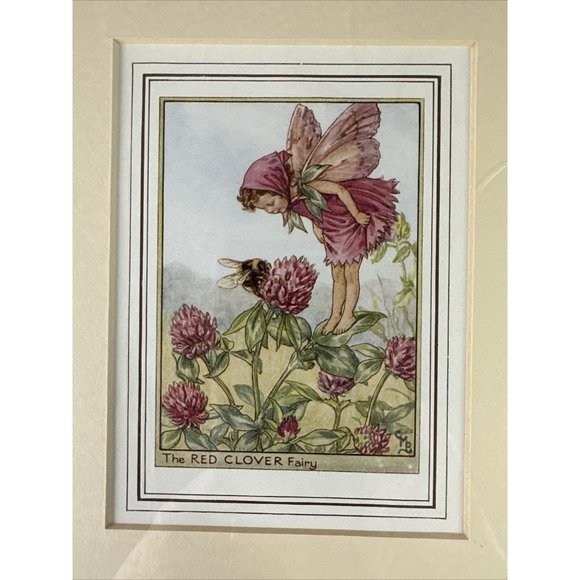 the Red Clover fairy print By CMB In 1928